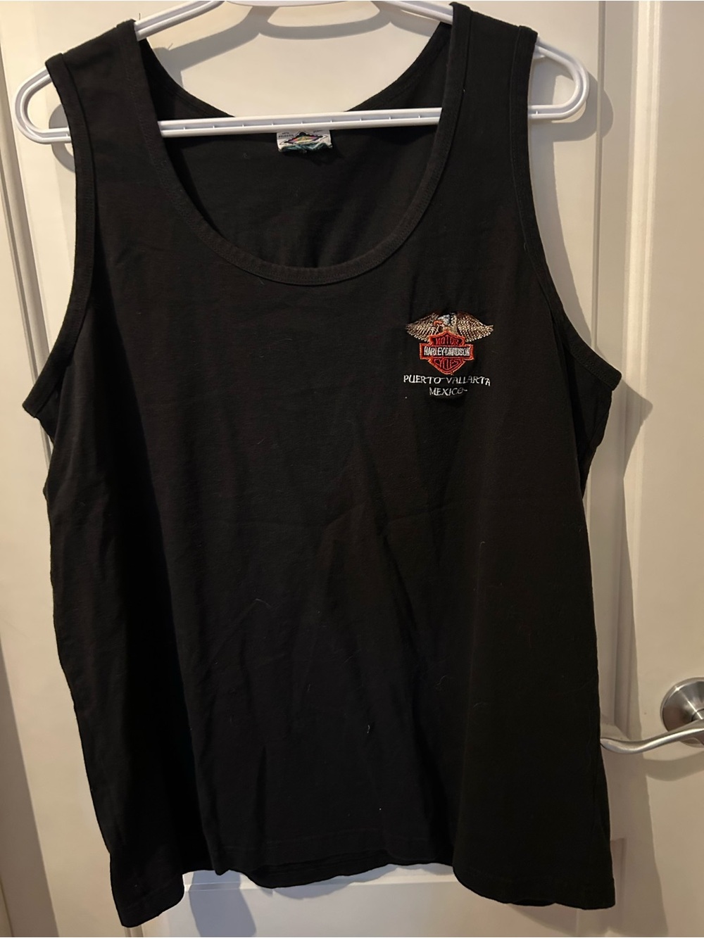 Harley-Davidson Black Tank Top - Puerto Vallarta Graphic XL